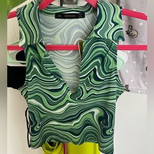 New collar crop top!